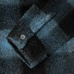 Best reviews of ⌛ Stussy SHADOW PLAID SHERPA ZIP 👚 SHIRT 💯 -Stussy Sales 1110224 BLUE 5