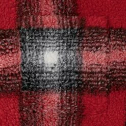 Deals ⭐ Stussy SHADOW PLAID SHERPA ZIP 👕 SHIRT 🥰 -Stussy Sales 1110224 REDD 4