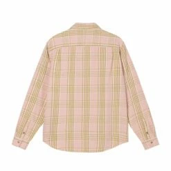 New 😍 Stussy LAGUNA PLAID 👚 SHIRT 🥰 -Stussy Sales 1110245 PINK 2