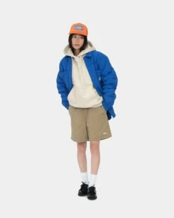 Best Pirce 😀 Stussy QUILTED FATIGUE 👚 SHIRT 🛒 -Stussy Sales 1110250 BLUE 13