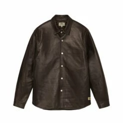 Best Sale 🔔 Stussy BOXY LEATHER OVERSHIRT ❤️