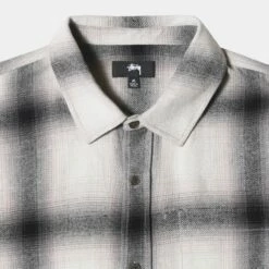 Best reviews of 🤩 Stussy HELLSHIRE PLAID 👕 SHIRT 🎁 -Stussy Sales 1110261 GREY 3