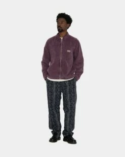 Cheap ✔️ Stussy WASHED CANVAS ZIP 👕 SHIRT 🔥 -Stussy Sales 1110264 PURP 10 3ee6809c 9eb9 46a1 9593 6e1be05bb7ee