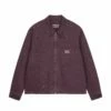 Cheap ✔️ Stussy WASHED CANVAS ZIP 👕 SHIRT 🔥