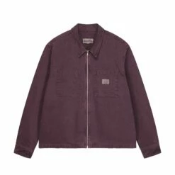 Cheap ✔️ Stussy WASHED CANVAS ZIP 👕 SHIRT 🔥