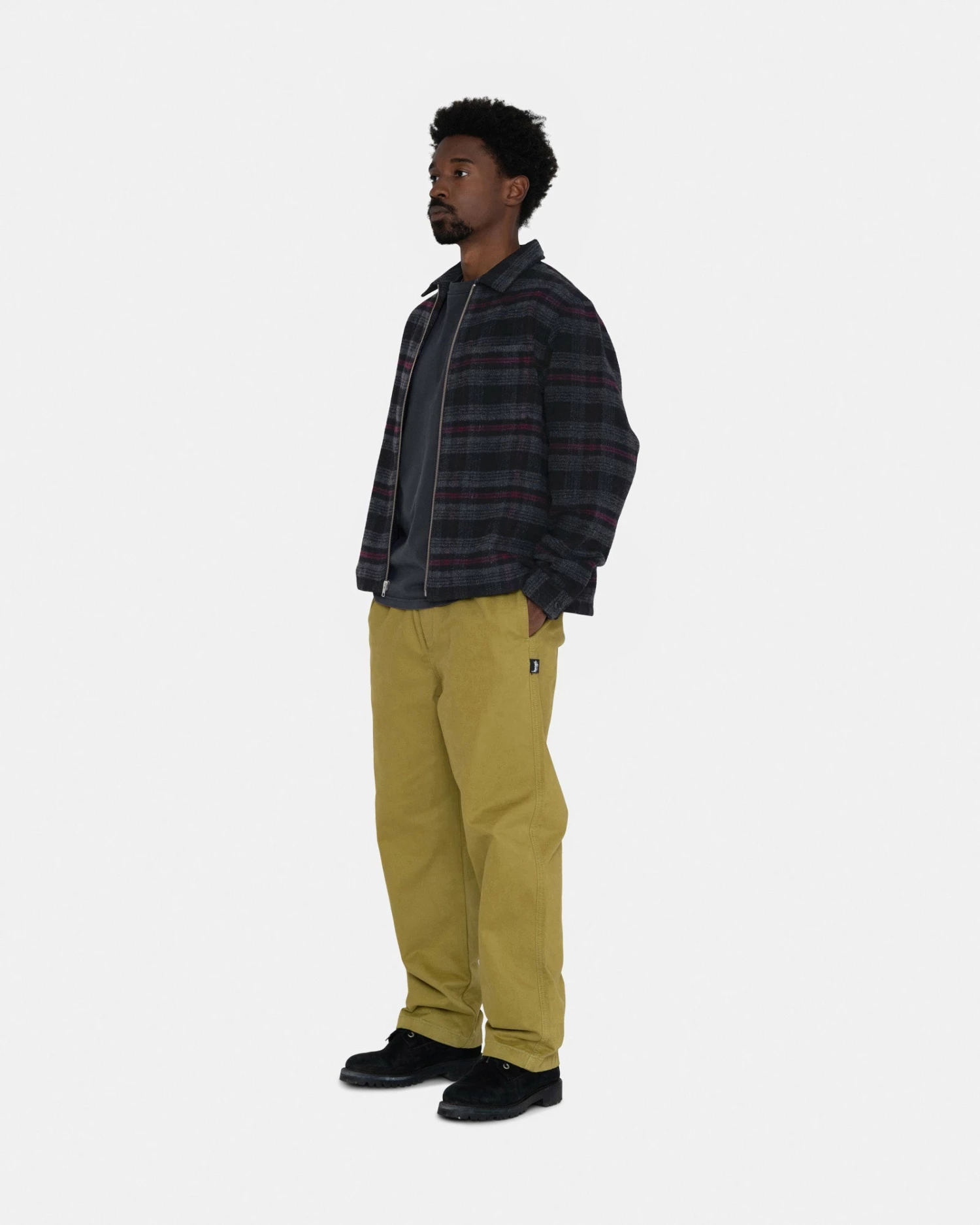 Buy π Stussy REED WOOL PLAID ZIP π SHIRT β€οΈ 8 Buy π Stussy REED WOOL PLAID ZIP π SHIRT β€οΈ - Image 6