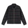 Buy 🔔 Stussy REED WOOL PLAID ZIP 👚 SHIRT ❤️ -Stussy Sales 1110267 BLAC 1 fc78d2cb ded8 48b9 bdf2 b38d3516fe60