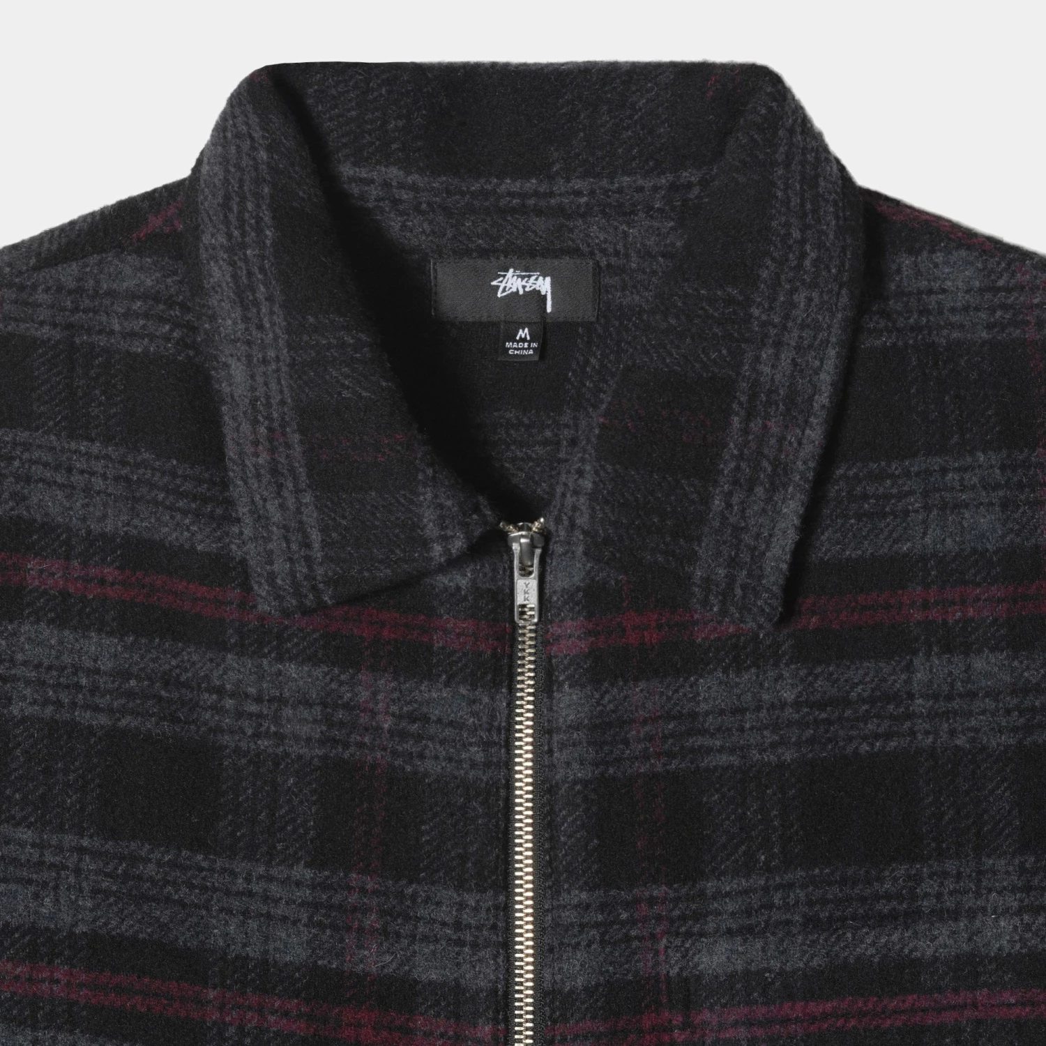 Buy π Stussy REED WOOL PLAID ZIP π SHIRT β€οΈ 5 Buy π Stussy REED WOOL PLAID ZIP π SHIRT β€οΈ - Image 3