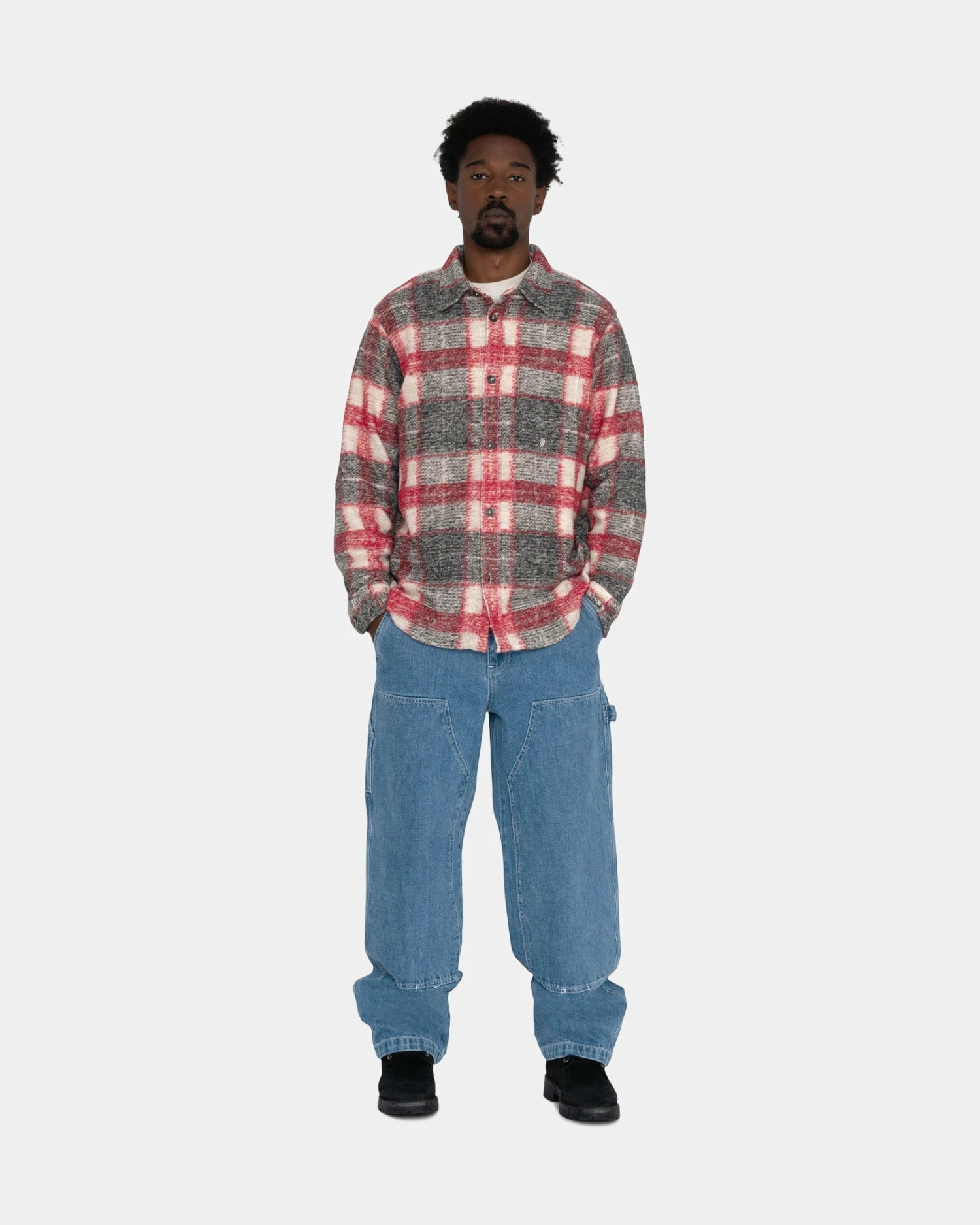 Buy π Stussy PLAID KNIT π SHIRT β 7 Buy π Stussy PLAID KNIT π SHIRT β - Image 5