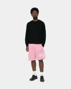Flash Sale 👍 Stussy BIG BASIC MESH SHORT ❤️ -Stussy Sales 112285 PINK 10