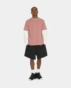 Coupon ❤️ Stussy BIG STOCK NYLON SHORT 😀 -Stussy Sales 112289 BLAC 5