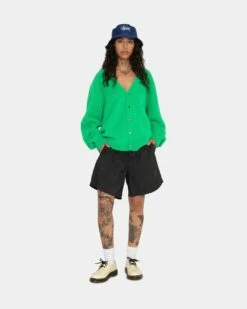 Coupon ❤️ Stussy BIG STOCK NYLON SHORT 😀 -Stussy Sales 112289 BLAC 7
