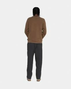 Deals ❤️ Stussy PIGMENT DYED MOCK NECK 👏 -Stussy Sales 1140308 BROW 12 fbe17073 3c36 42b7 88b4 1f3a334c3b19