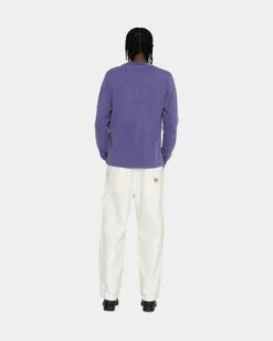 Promo 💯 Stussy PIGMENT DYED MOCK NECK ⭐ -Stussy Sales 1140308 PURP 12 be0753d3 bb35 4db9 981f f3a9a1b6a151