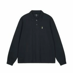Best Pirce 👏 Stussy LS RIB POLO 😉
