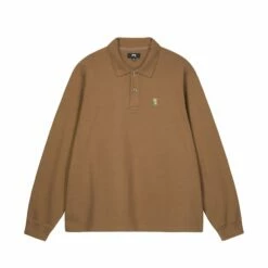 Promo π Stussy LS RIB POLO π₯°