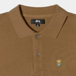 Promo 🔔 Stussy LS RIB POLO 🥰 -Stussy Sales 1140311 LBRW 3