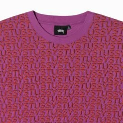 Cheapest ✔️ Stussy LETTER STRIPE LS CREW 🎉 -Stussy Sales 1140313 BERR 3