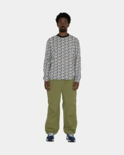 Deals 🎁 Stussy LETTER STRIPE LS CREW 🤩 -Stussy Sales 1140313 BLAC 10 302877a0 2401 4302 a458 4070ef81fd98