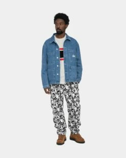 Brand new ⭐ Stussy DENIM CHORE JACKET 💯 -Stussy Sales 115570 BLUE 10