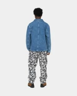 Brand new ⭐ Stussy DENIM CHORE JACKET 💯 -Stussy Sales 115570 BLUE 12