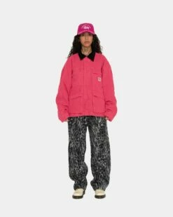 Best deal 😍 Stussy WASHED CANVAS SHOP JACKET ❤️ -Stussy Sales 115589 HOTP 13