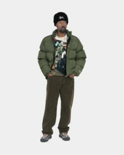 Brand new ⭐ Stussy RIPSTOP DOWN PUFFER JACKET 🛒 -Stussy Sales 115656 OLIV 3