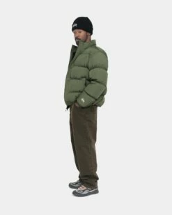 Brand new ⭐ Stussy RIPSTOP DOWN PUFFER JACKET 🛒 -Stussy Sales 115656 OLIV 4