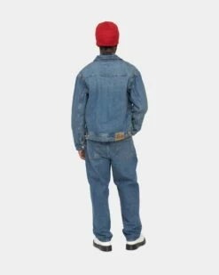 Buy 👍 Stussy DENIM ZIP WORK JACKET ✔️ -Stussy Sales 115682 WASB 11