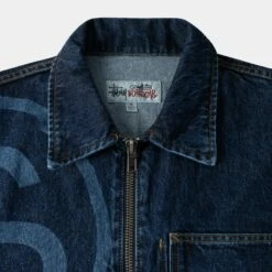 Cheap 🔥 Stussy SS-LINK ZIP WORK JACKET 🔔 -Stussy Sales 115765 ONEW 3