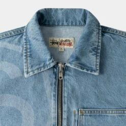 Best deal 😉 Stussy SS-LINK ZIP WORK JACKET 👍 -Stussy Sales 115765 STWA 3