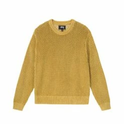 Cheapest 🌟 Stussy PIGMENT DYED LOOSE GAUGE SWEATER 👍
