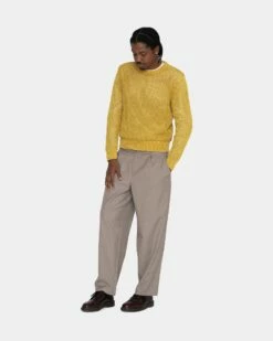 Cheapest 🌟 Stussy PIGMENT DYED LOOSE GAUGE SWEATER 👍 -Stussy Sales 117105 GOLD 11