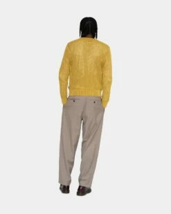 Cheapest 🌟 Stussy PIGMENT DYED LOOSE GAUGE SWEATER 👍 -Stussy Sales 117105 GOLD 12