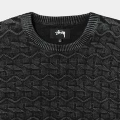 Top 10 ✔️ Stussy STRAND SWEATER 😀 -Stussy Sales 117147 BLAC 3
