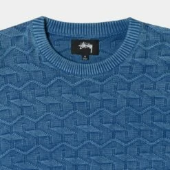 Cheapest 😉 Stussy STRAND SWEATER 🧨 -Stussy Sales 117147 BLUE 3