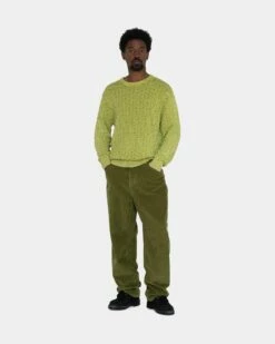 Coupon ⌛ Stussy STRAND SWEATER 💯 -Stussy Sales 117147 LIME 10 0cd052a3 436d 4155 a2e9 4093e921281a