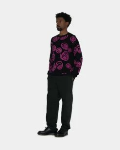 Hot Sale 🎁 Stussy HAND DRAWN S SWEATER ✔️ -Stussy Sales 117150 BLAC 11 bd80d59d 8d49 426f 8d89 939a406894d3