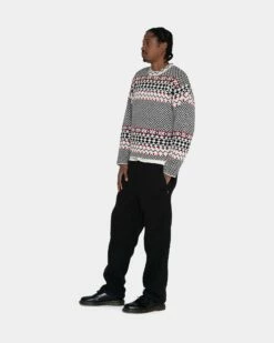 Best deal ✔️ Stussy JACQUARD KNIT CREW 🔥 -Stussy Sales 117153 BLAC 11 113ac80a 9e64 4cfb 8de4 edb1a151fab7