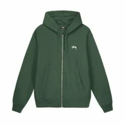 Best Sale ⭐ Stussy OVERDYED STOCK LOGO ZIP HOODIE 🥰