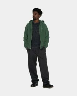 Best Sale ⭐ Stussy OVERDYED STOCK LOGO ZIP HOODIE 🥰 -Stussy Sales 118471 FORE 10