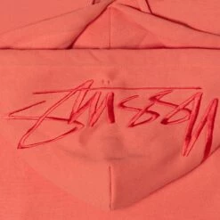 Cheapest ✔️ Stussy BACK APPLIQUE HOODIE 🔥 -Stussy Sales 118472 ROSE 3