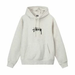 Promo π― Stussy STOCK LOGO APPLIQUE HOODIE π