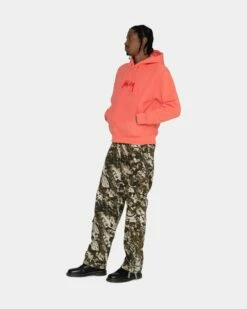 Best Pirce ⌛ Stussy STOCK LOGO APPLIQUE HOODIE 🔥 -Stussy Sales 118475 ROSE 11