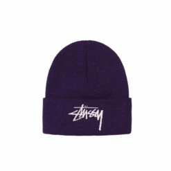 New 😉 Stussy BIG STOCK CUFF BEANIE 👍 -Stussy Sales 132985 PURP 1