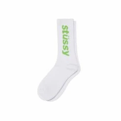 Budget ❤️ Stussy HELVETICA CREW 🧦 SOCKS ✨