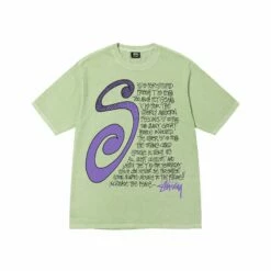Budget 🥰 Stussy S TALK PIGMENT DYED TEE 💯