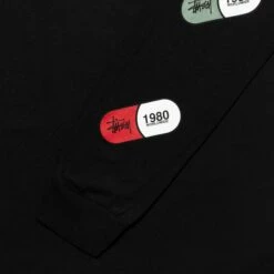Outlet 🎁 Stussy CAPSULE LS TEE 😉 -Stussy Sales 1994859 BLAC 1