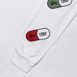 Outlet 😉 Stussy CAPSULE LS TEE 🔔 -Stussy Sales 1994859 WHIT 1