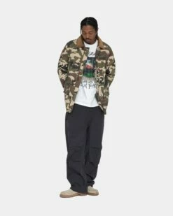 Best deal ❤️ Stussy STÜSSY & DENIM TEARS RIPSTOP DOWN ARMY JACKET ✔️ -Stussy Sales 315296 CAMO 9 e438603c be46 4119 8b77 2372b1bcc09b